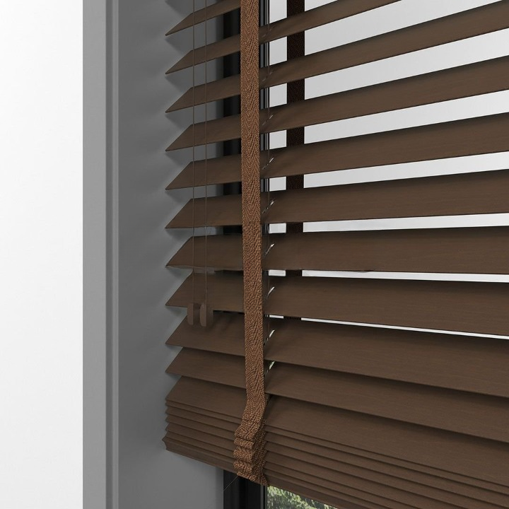 50mm Walnut Basswood Blinds