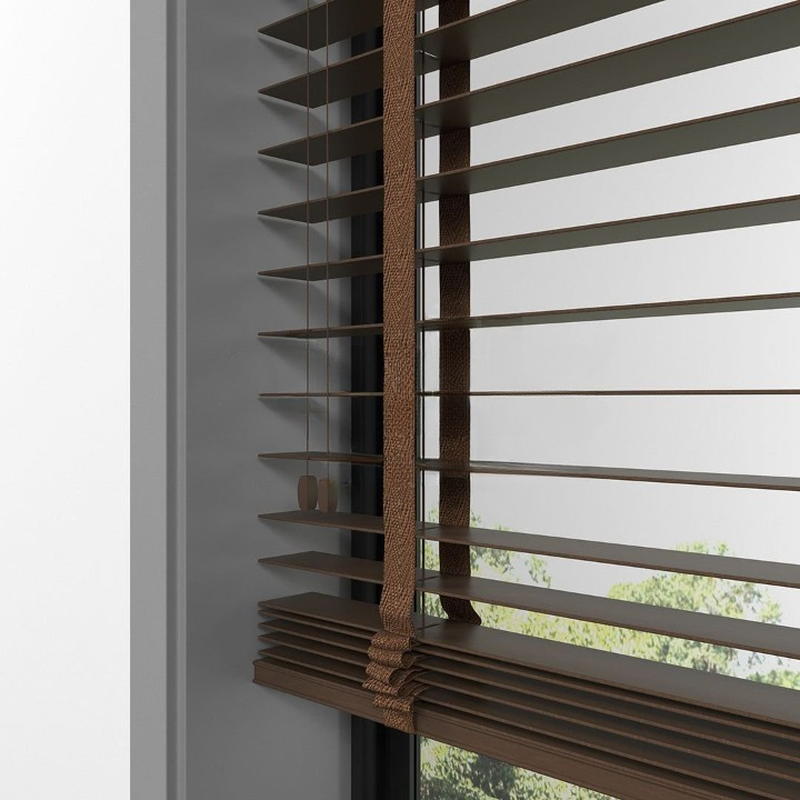 50mm Walnut Basswood Blinds