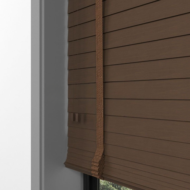 50mm Walnut Basswood Blinds