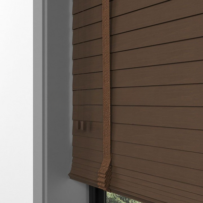 50mm Walnut Basswood Blinds