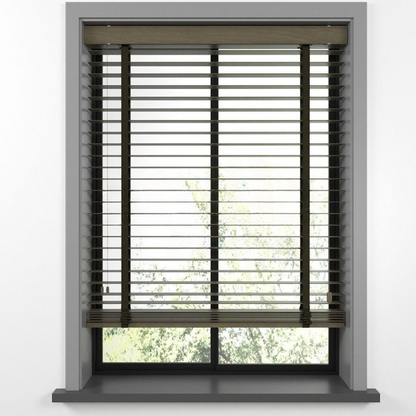 50mm Chestnut Basswood Blinds
