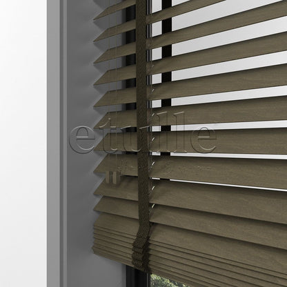 50mm Chestnut Basswood Blinds