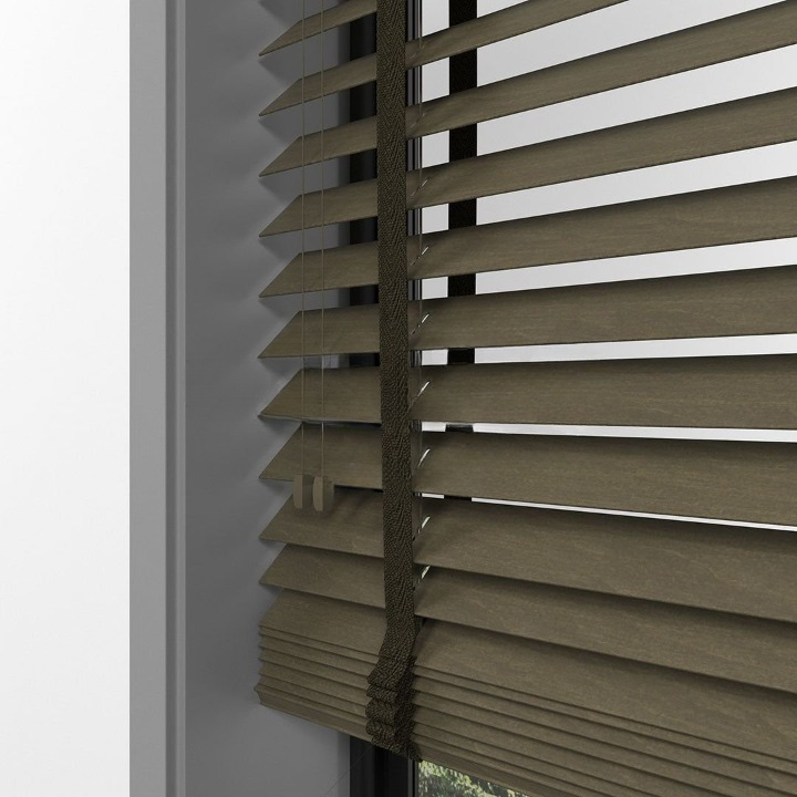 50mm Chestnut Basswood Blinds