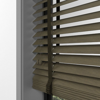 50mm Chestnut Basswood Blinds