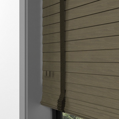 50mm Chestnut Basswood Blinds