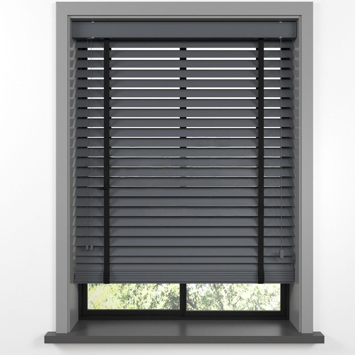50mm Smoked Basswood Blinds