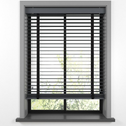 50mm Smoked Basswood Blinds
