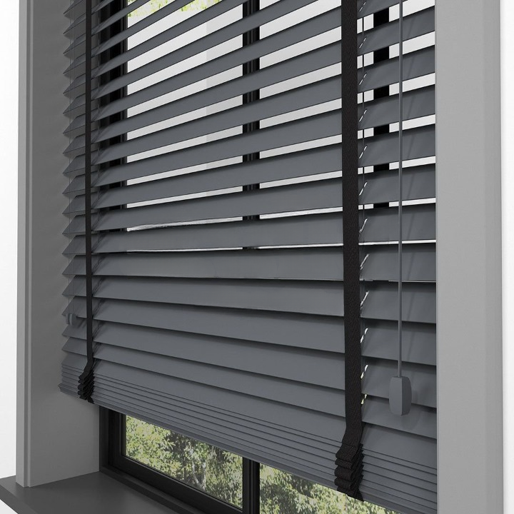 50mm Smoked Basswood Blinds