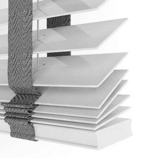 50mm Grey Basswood Blinds
