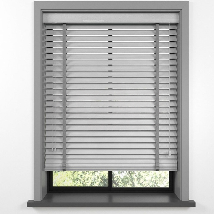 50mm Grey Basswood Blinds