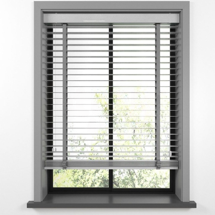 50mm Grey Basswood Blinds