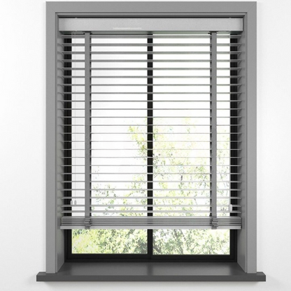 50mm Grey Basswood Blinds