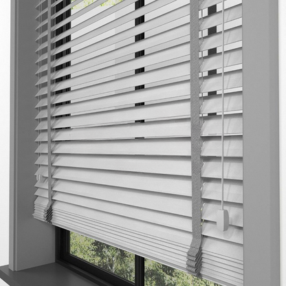 50mm Grey Basswood Blinds