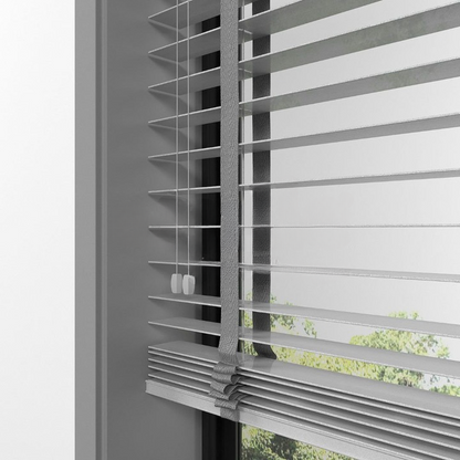 50mm Grey Basswood Blinds
