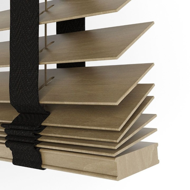50mm Nut Basswood Blinds