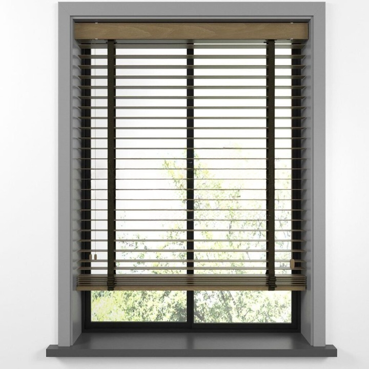 50mm Nut Basswood Blinds