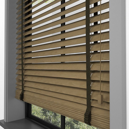 50mm Nut Basswood Blinds