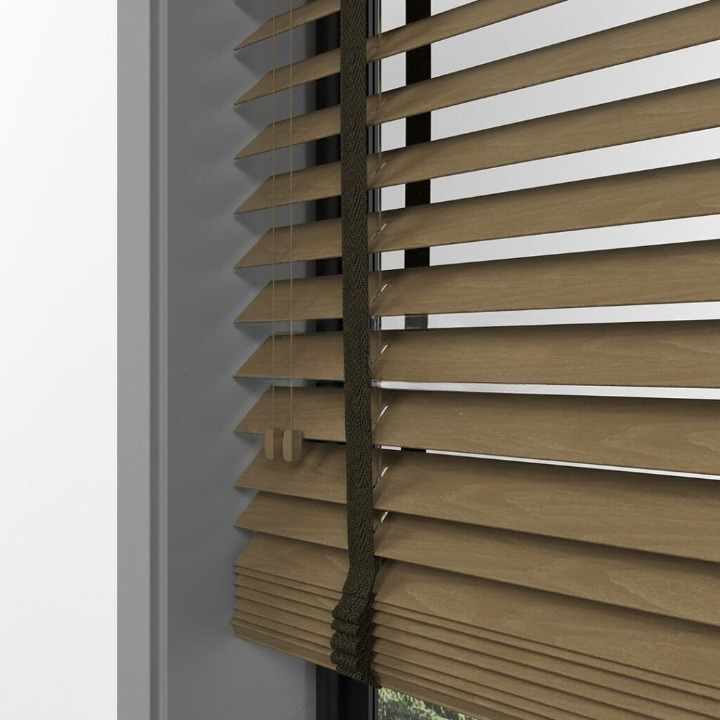 50mm Nut Basswood Blinds
