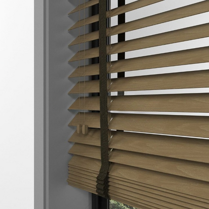 50mm Nut Basswood Blinds