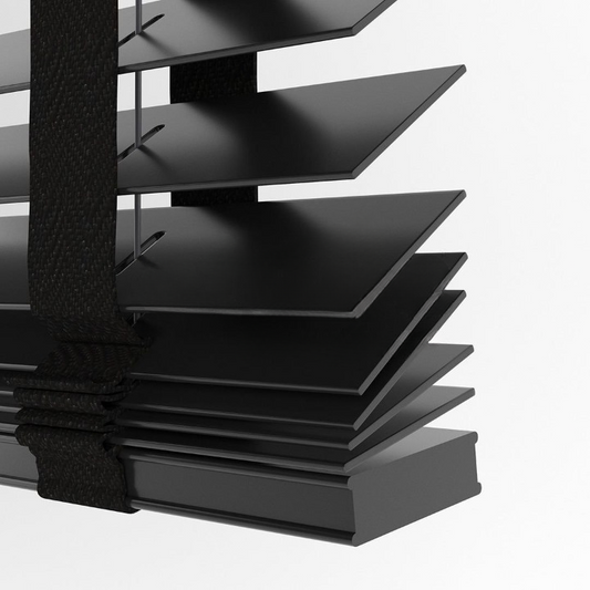 50mm Black Basswood Blinds