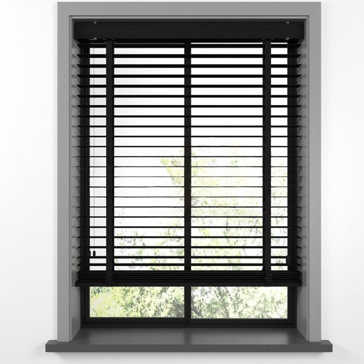 50mm Black Basswood Blinds