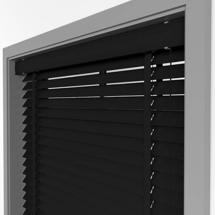 50mm Black Basswood Blinds