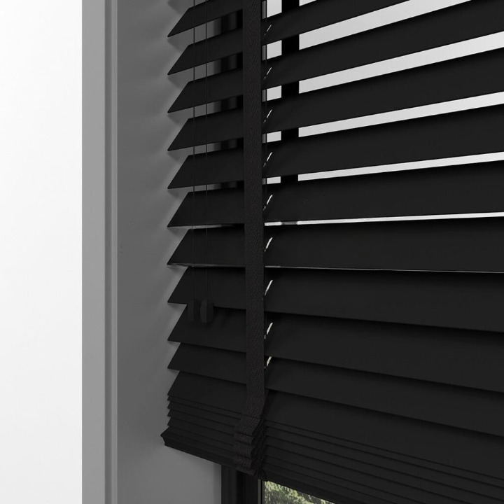 50mm Black Basswood Blinds