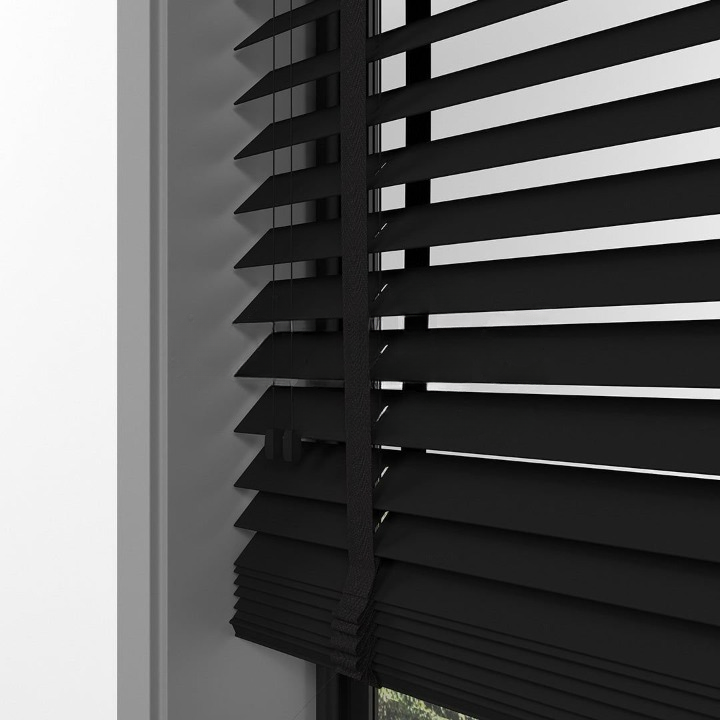 50mm Black Basswood Blinds