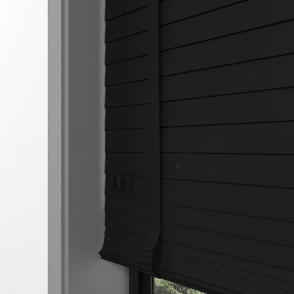 50mm Black Basswood Blinds