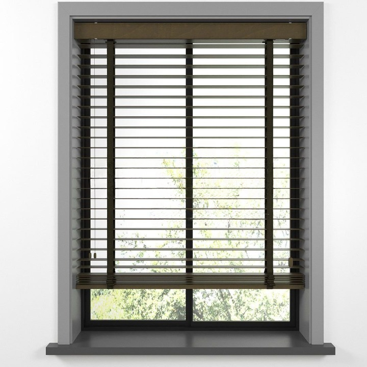 50mm Tiger Eye Basswood Blinds