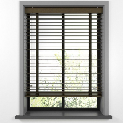 50mm Tiger Eye Basswood Blinds