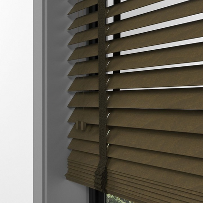 50mm Tiger Eye Basswood Blinds
