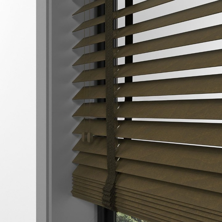 50mm Tiger Eye Basswood Blinds