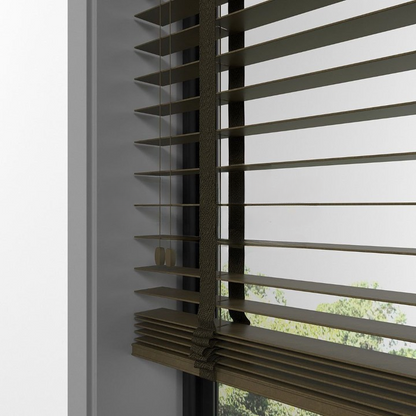 50mm Tiger Eye Basswood Blinds