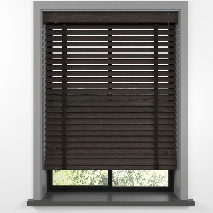 50mm Wenge Basswood Blinds