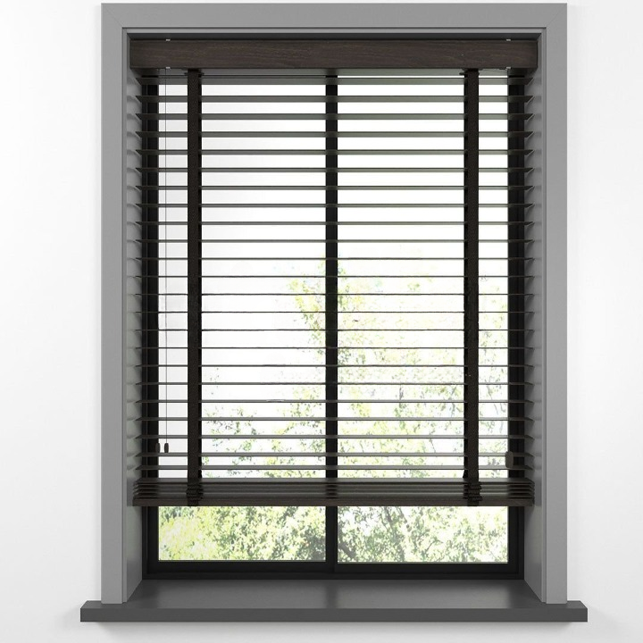50mm Wenge Basswood Blinds