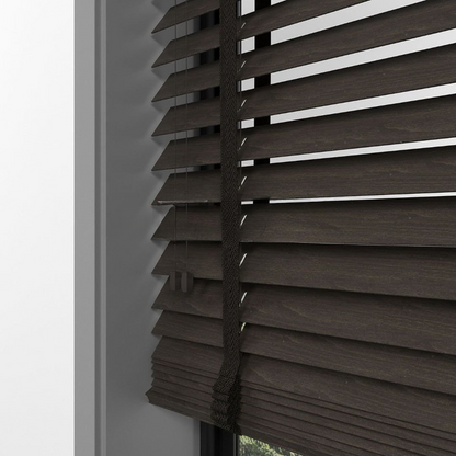 50mm Wenge Basswood Blinds