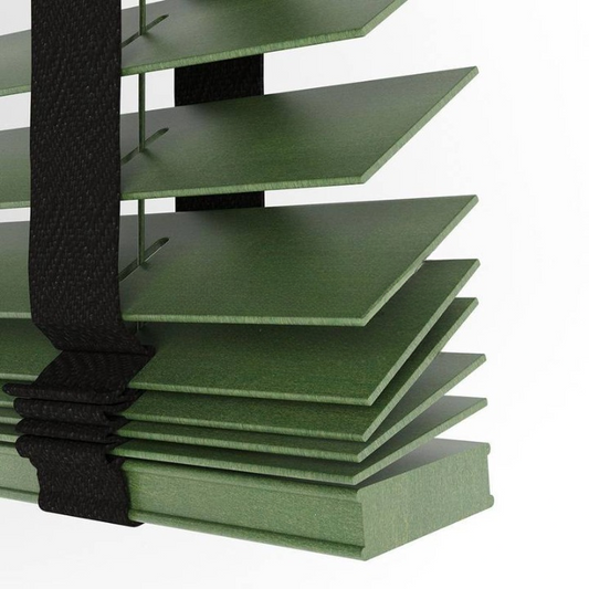 50mm Green Basswood Blinds