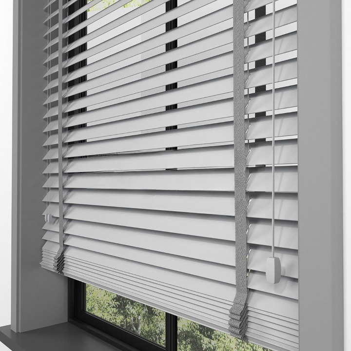 50mm Light Grey Farywood Blinds