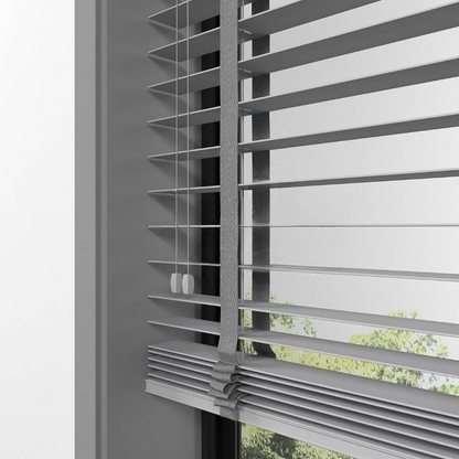 50mm Light Grey Farywood Blinds