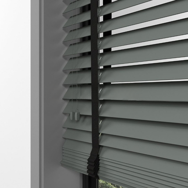 50mm Anthracite Farywood Blinds