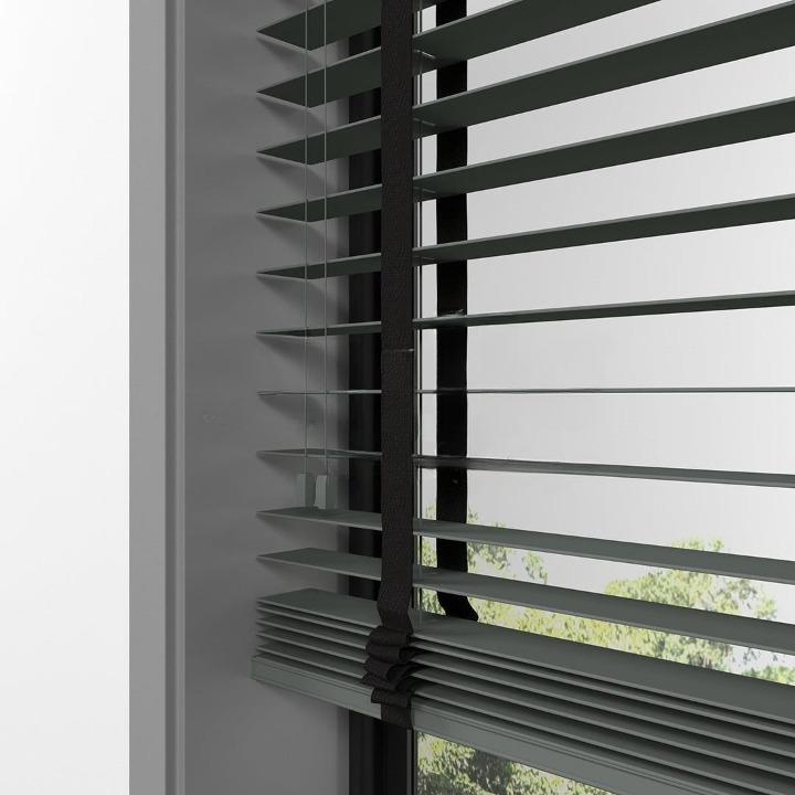 50mm Anthracite Farywood Blinds