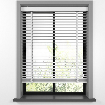 50mm White Farywood Blinds