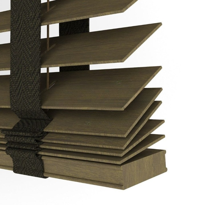 50mm Chestnut Farywood Blinds