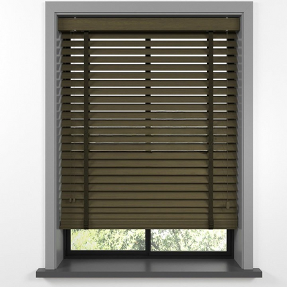 50mm Chestnut Farywood Blinds