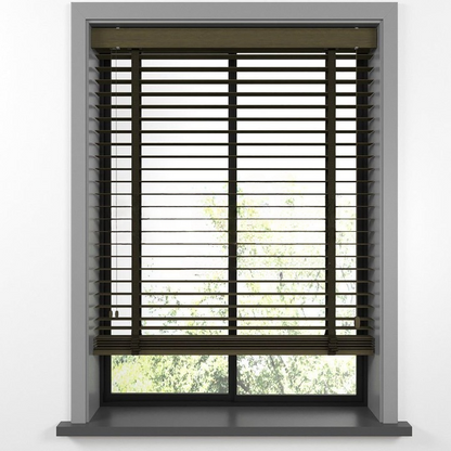 50mm Chestnut Farywood Blinds