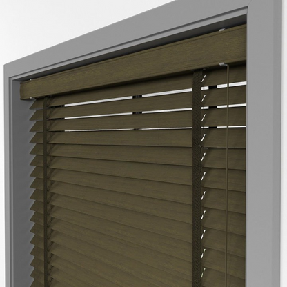 50mm Chestnut Farywood Blinds