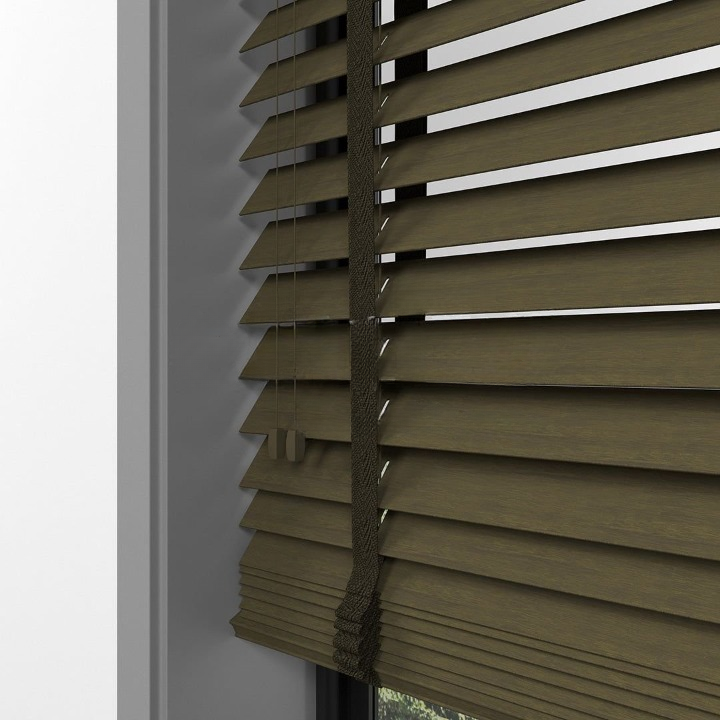 50mm Chestnut Farywood Blinds