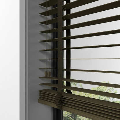 50mm Chestnut Farywood Blinds