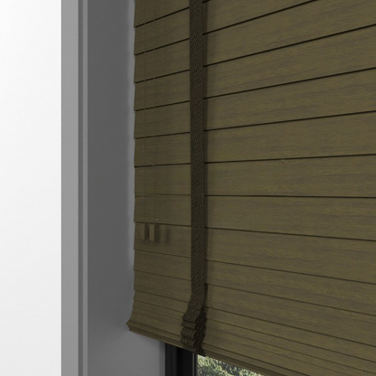 50mm Chestnut Farywood Blinds